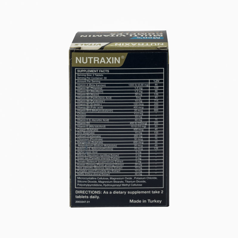 Multivitamin mens Nutraxin фото