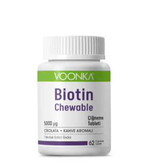 Biotin chewable Voonka - жевательные таблетки с биотином