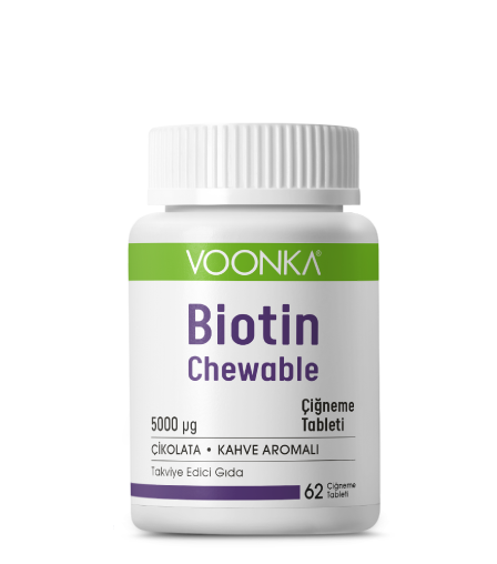 Biotin chewable Voonka - жевательные таблетки с биотином
