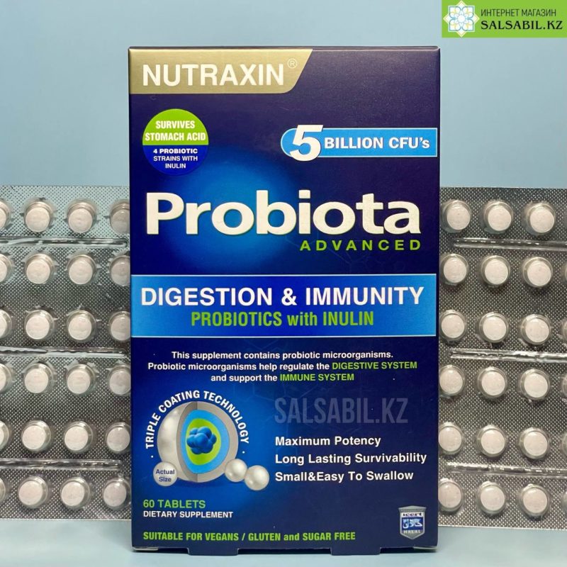 Пробиотики - Nutraxin Probiota, 60 таблеток