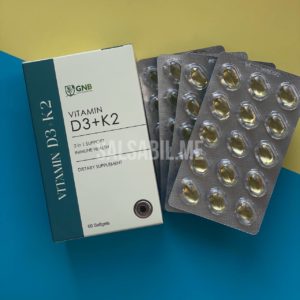 Витамин D3+K2 в капсулах Vitamin D3+K2 GNB 60 капсул в блистерах